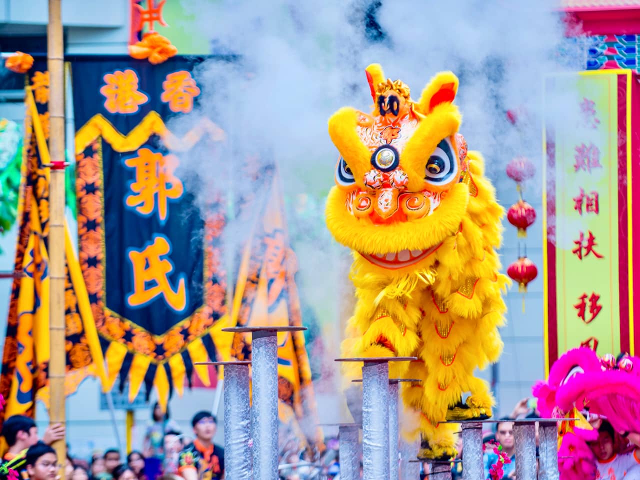 舞獅的作用是為了驅趕衰氣