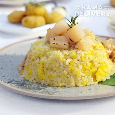 日式帶子蟹肉炒飯｜單點到會飯類｜Kama Delivery