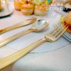 Exquisite Gold Cutlery | Catering Party Supply| Kama Delivery
