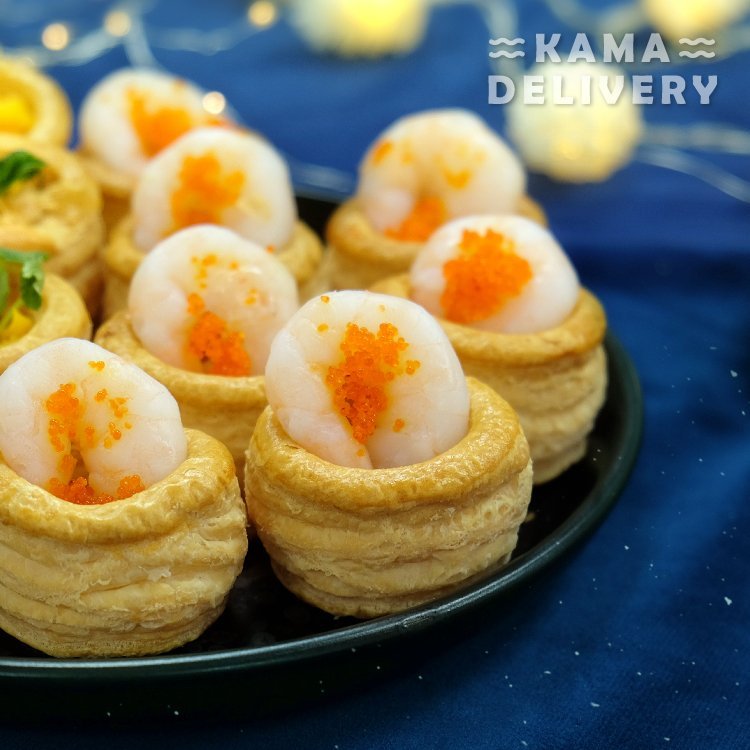芒果醬海蝦酥盒|單點到會小食|Kama Delivery