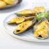 Baked New Zealand Mussels with Cheese & Crab Roe| À la carte Seafood Catering | Kama Delivery