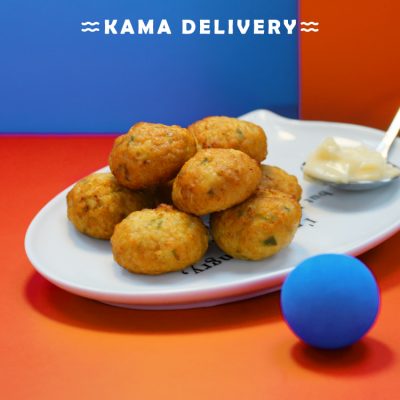 北海道烤芝士雞肉餅｜單點到會小食｜Kama Delivery