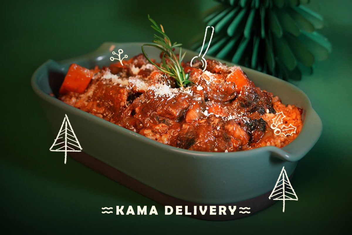 聖誕節到會推薦2022 | 波爾多紅酒燴牛肋條意大利飯 | Kama Delivery幫到你