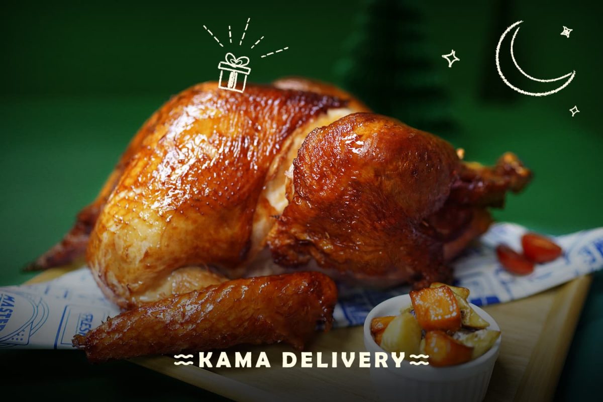 聖誕節到會推薦2022 | 燒原隻聖誕火雞配三色焗薯 | Kama Delivery幫到你