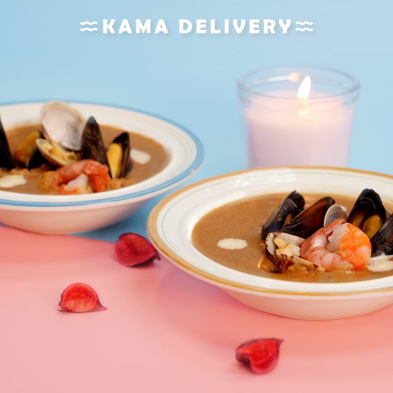 Choose Your Own Soup| Lobster Seafood Soup | Valentine's Day Takeout Set | Kama Delivery