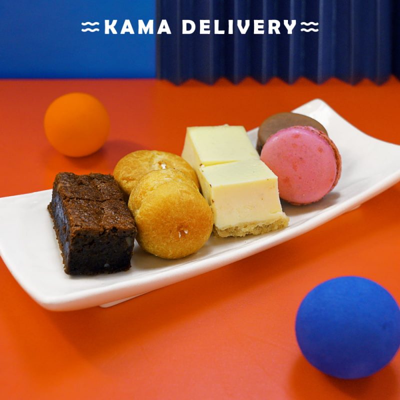 到會套餐甜品為四選二甜品|浪漫情人節套餐外賣外送|Kama Delivery Catering