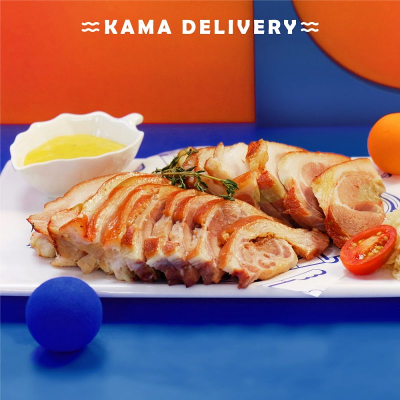 到會套餐主菜為德國焗咸豬手|浪漫情人節套餐外賣速遞|Kama Delivery Catering