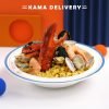 Lobster Seafood Tomato Cheese Cream Pasta | Mini Party Set for 3–5 People | Catering Takeout Set for Groups | Kama Delivery