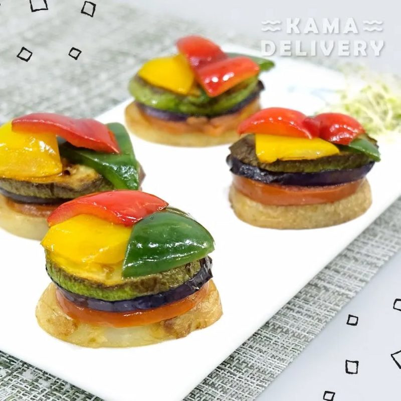 One-bite Ratatouille| Vegetarian Set Meal for 7–8 People | Group Catering & Takeout Set Meals | Kama Delivery