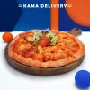 Thousand Island Omni Tuna Pizza| À la carte vegetarian takeout | Kama Delivery