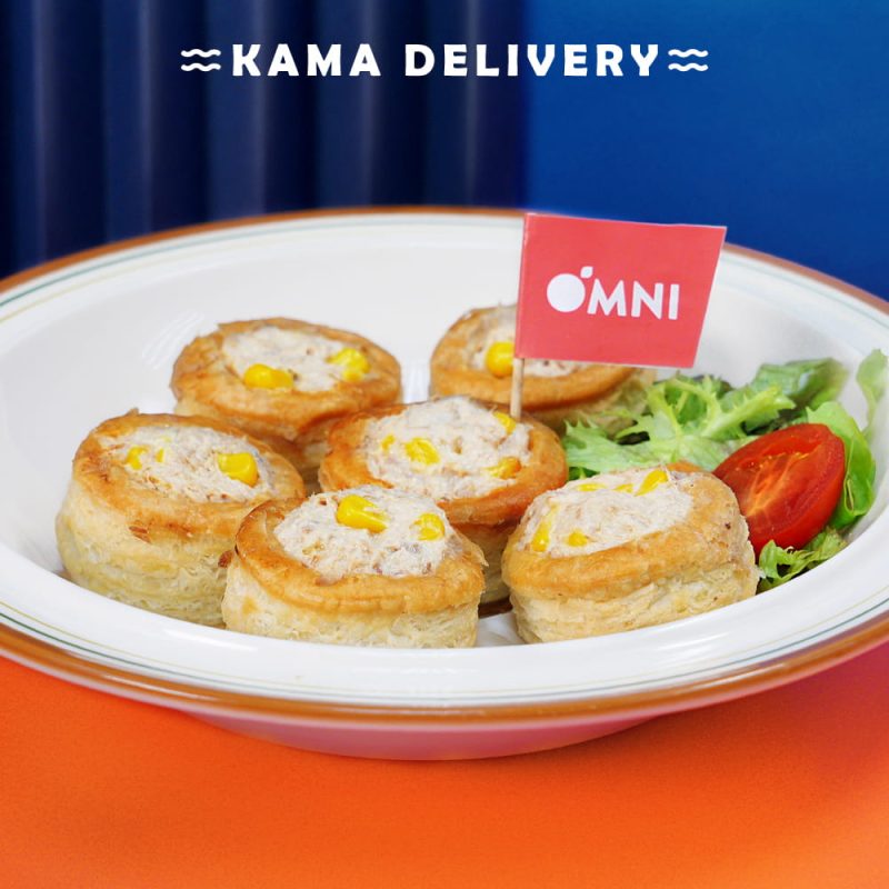 Omin Tuna & Corn Vol-au-vent| Vegetarian Set Meal for 7–8 People | Group Catering & Takeout Set Meals | Kama Delivery