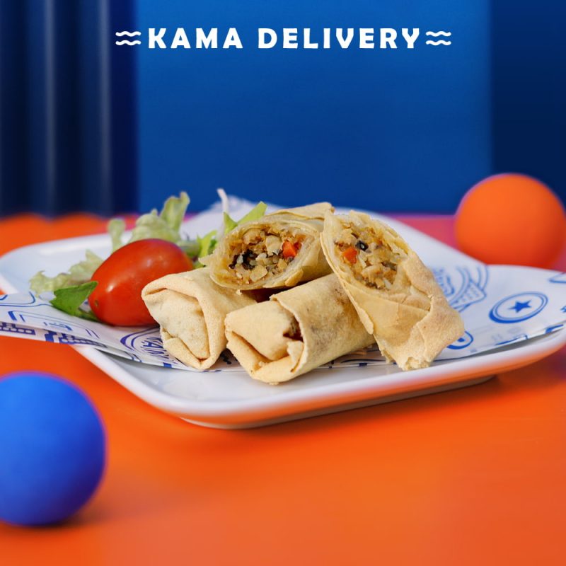 迷你素炸春卷|單點到會素食|Kama Delivery