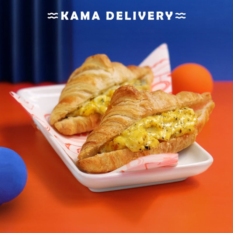 Mini Croissant with Black Truffle & Egg| Vegetarian Set Menu for 7–8 People | Group Catering & Takeout Set Menu | Kama Delivery