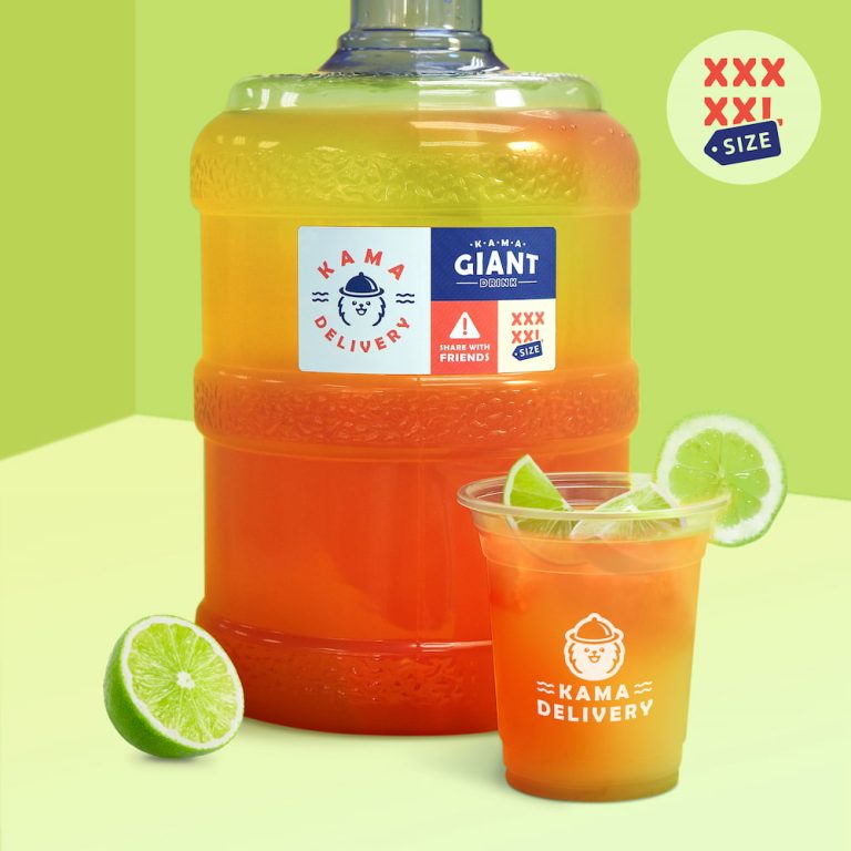 5L桶裝「檸檸」凍凍茶｜派對到會飲品｜Kama Delivery