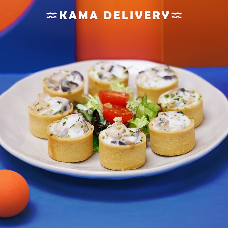 蘑菇忌廉帶子酥盒|到會外賣小食|Kama Delivery