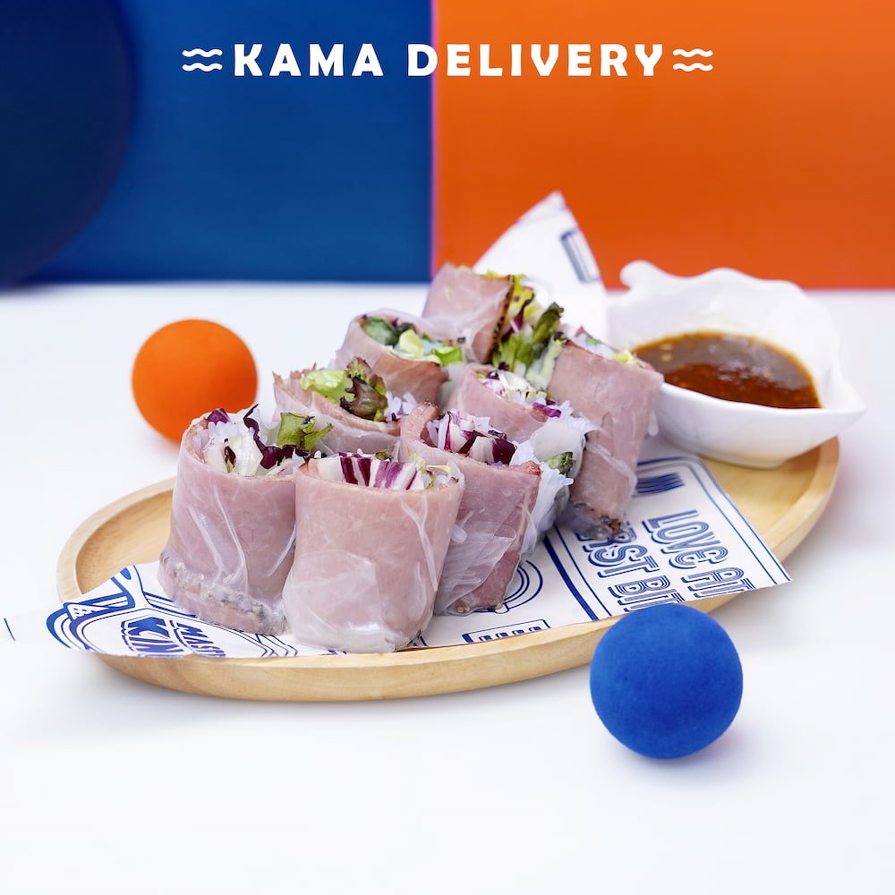 越式燒牛肉米紙卷|到會外賣小食|Kama Delivery