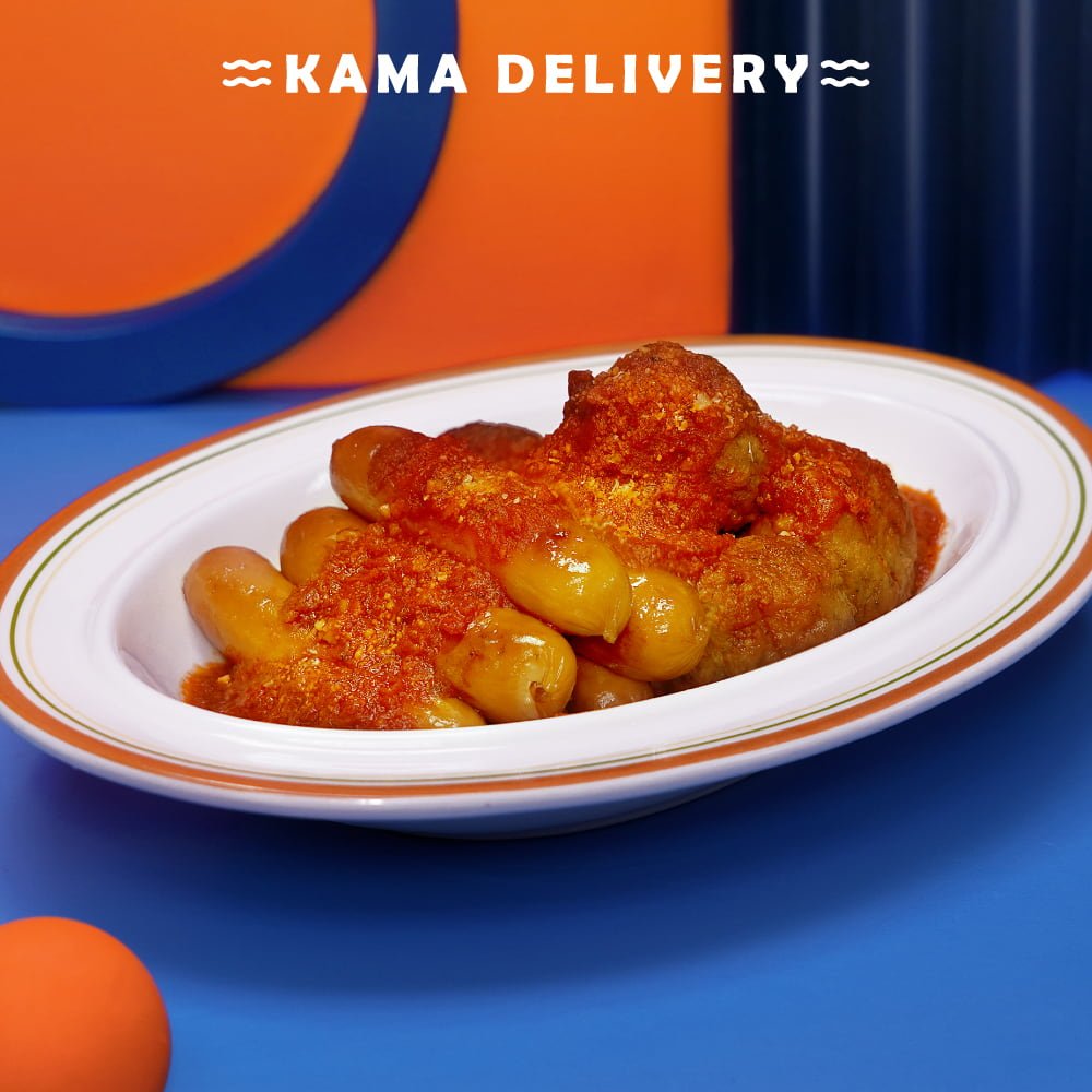 意式番茄醬雞肉丸拼流心芝士腸|單點到會小食|Kama Delivery