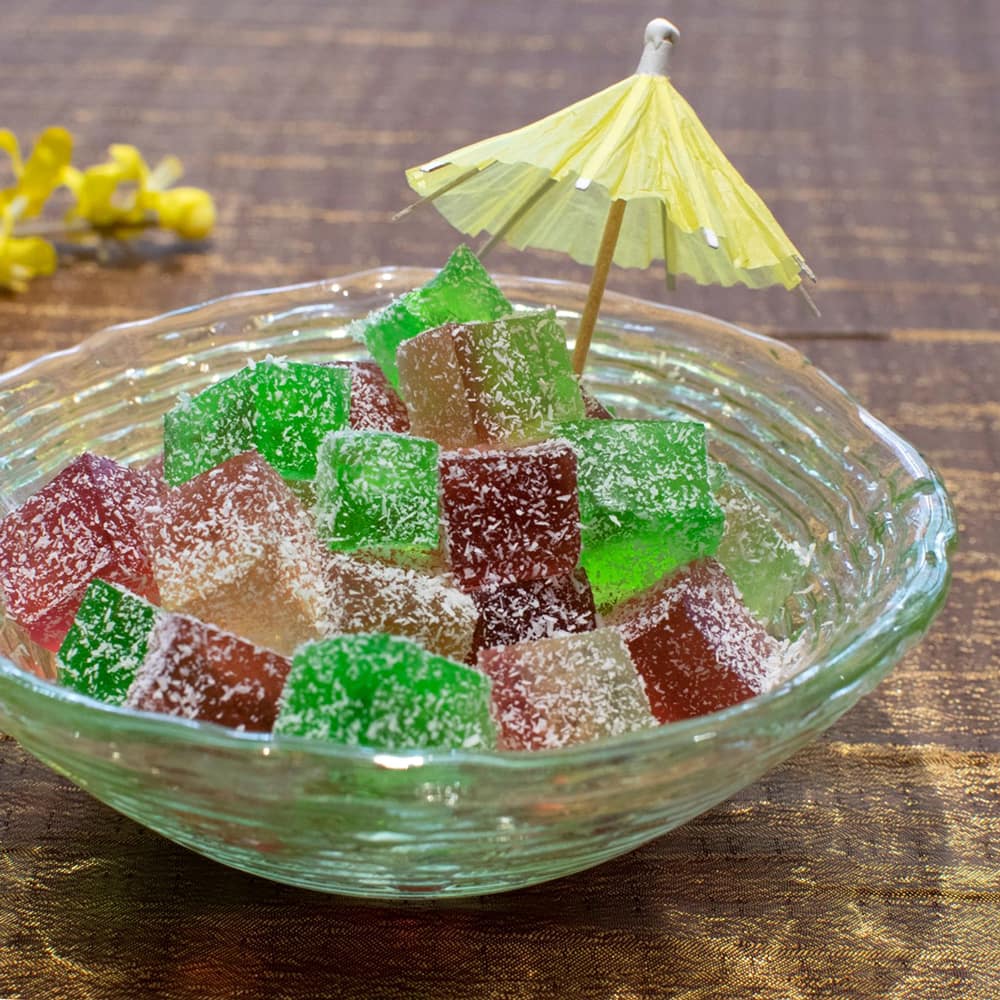 大食會經典甜品—七彩啫喱糖