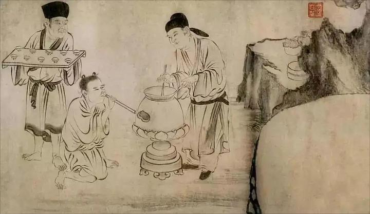 傳統團爐煮茶