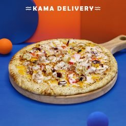 千島帆立貝蟹柳粟米薄餅｜單點到會薄餅｜Kama Delivery