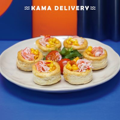 粟米蟹柳沙律酥盒｜單點到會小食｜Kama Delivery