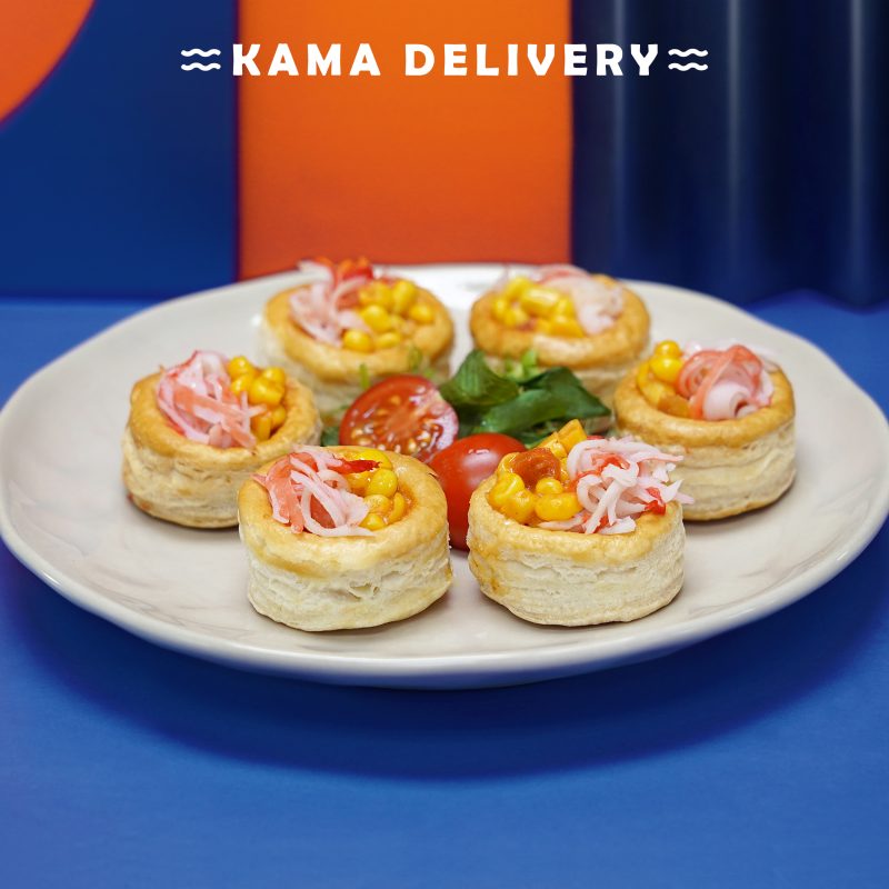 粟米蟹柳沙律酥盒|單點到會小食|Kama Delivery