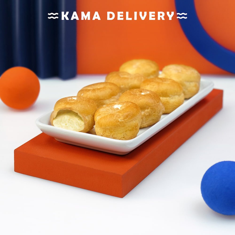 法式原味忌廉泡芙|單點到會甜品|Kama Delivery