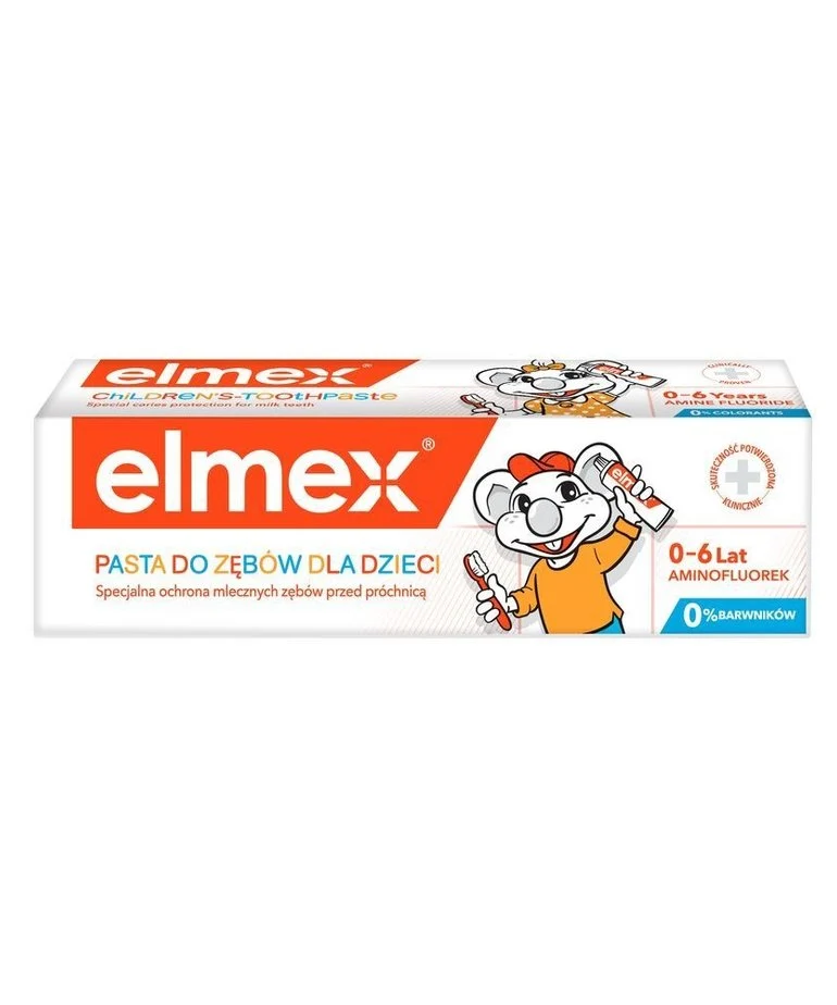 Elmex 0–6歲兒童牙膏