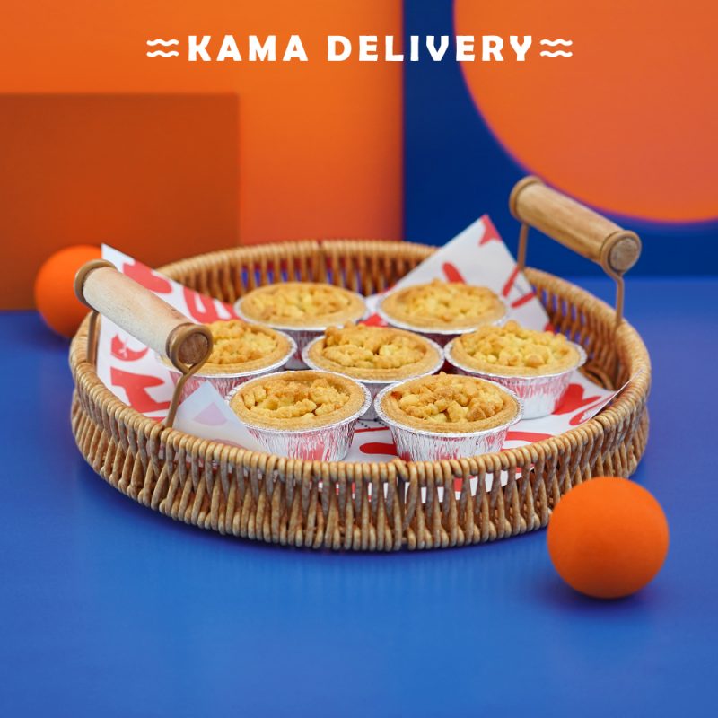 一口迷你蘋果金寶撻|到會外賣甜品|Kama Delivery