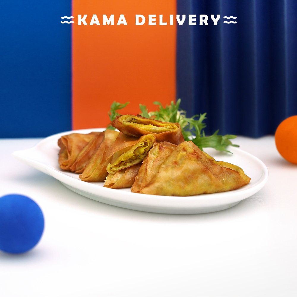 迷你素咖喱角｜到會外賣小食｜Kama Delivery