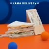 Cheesy Smoked Ham Sandwiches| Pre-packed-Sandwich| Kama Delivery