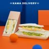 Sandwiches with Avocado Sauce & Egg| Pre-packed-Sandwich| Kama Delivery