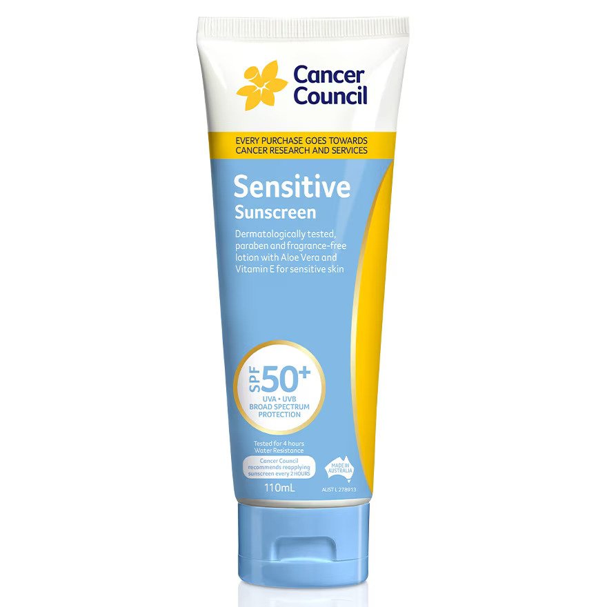 Cancer Council AU 敏感型防曬霜 SPF50+ Board Spectrum UVA Protection