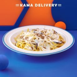 白松露野菌扁意粉｜到會外賣意粉｜Kama Delivery