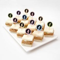 Round Toothpick Flags (3 cm) | Custom Decorations | Kama Delivery Catering and Takeout Service