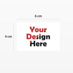 Rectangular Sticker Sizes | Custom Decorations | Kama Delivery Catering and Takeout Service