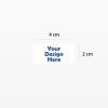 Rectangular Clear Sticker Sizes | Custom Decorations | Kama Delivery Catering and Takeout Service