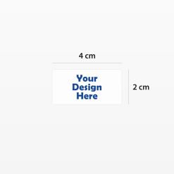 Rectangular Clear Sticker Sizes | Custom Decorations | Kama Delivery Catering and Takeout Service