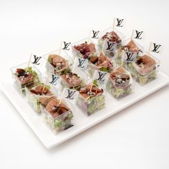 Rectangular Clear Toothpick Flags (3x2 cm) | Custom Decorations | Kama Delivery Catering and Takeout Service
