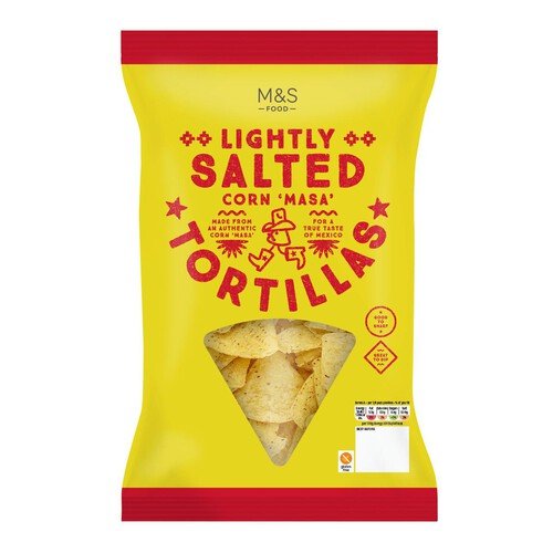 M&S Lightly Salted Corn Tortilla Chips