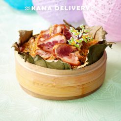 鮑汁炆豬手冬菇荷葉飯｜中秋節外賣飯類｜Kama Delivery