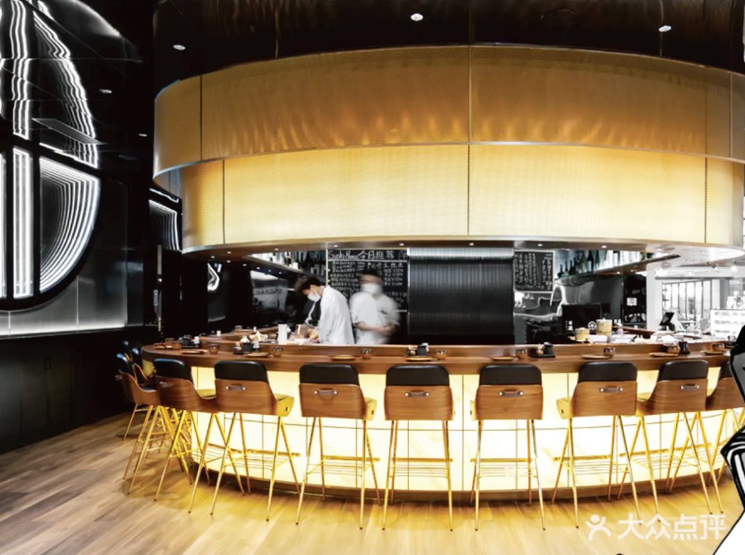 Sushi Hanzo半藏的用餐座位