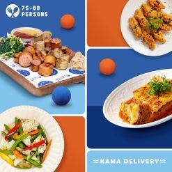 適合75-80人享用的Kama Million Set｜多人到會外賣套餐｜Kama Delivery
