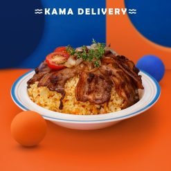 炙燒五花腩片XO醬蛋炒飯